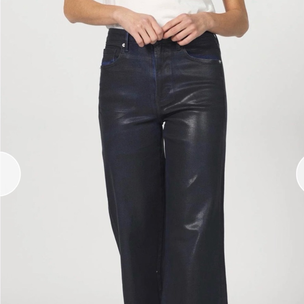 Dear John FIONA WIDE LEG JEAN coated navy blue size 29
